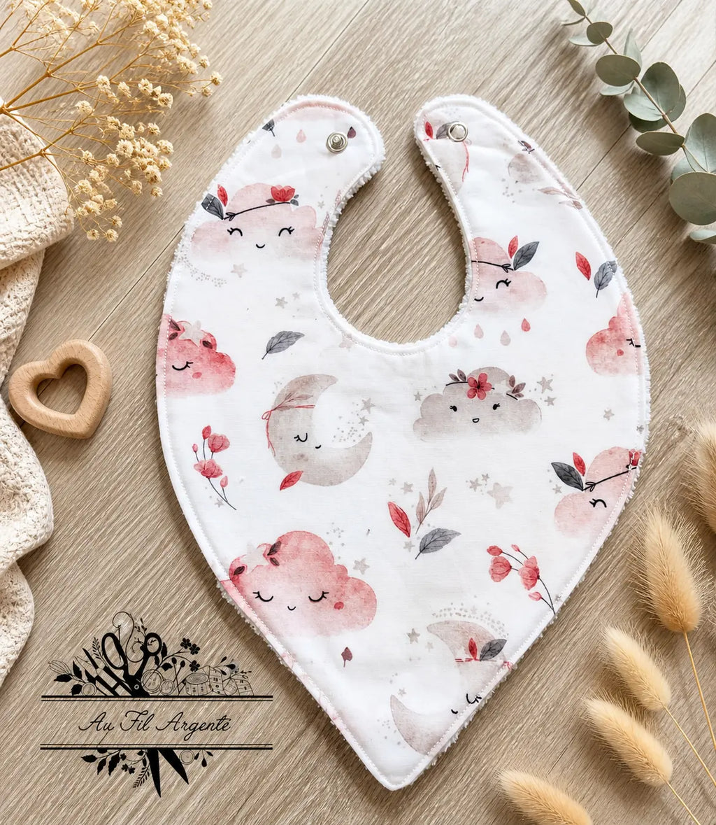 Les Bavoirs / Bavouilles - Nuage girly