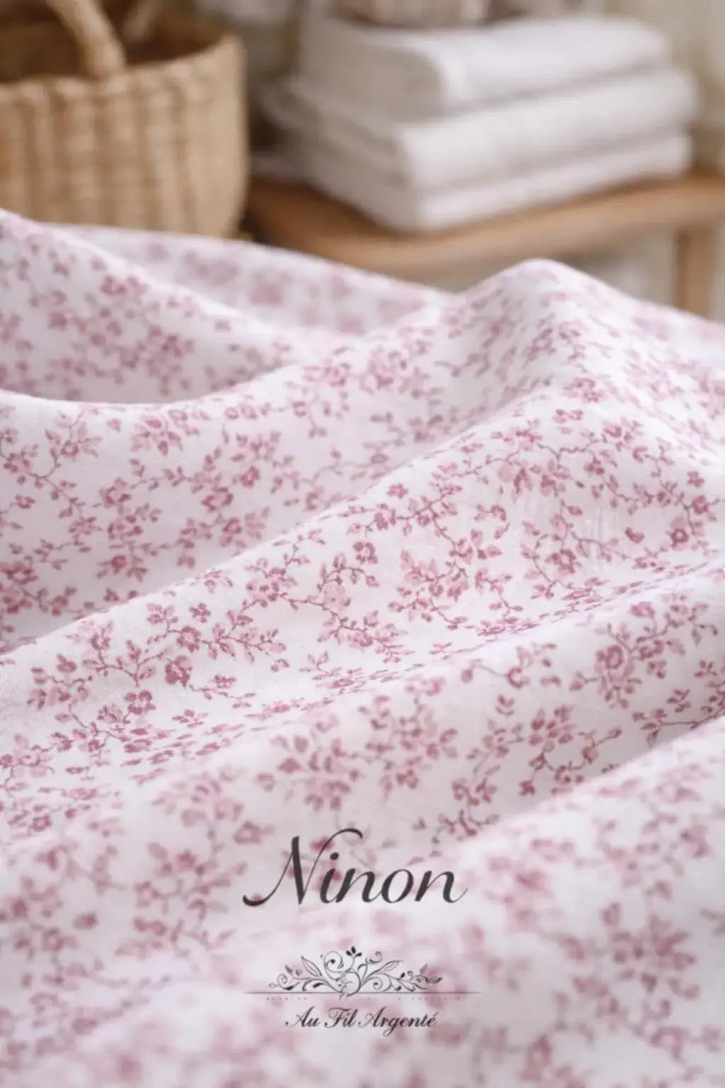 Panier de rangement Fleur Ninon