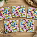 Lingettes - Papillons multicolors