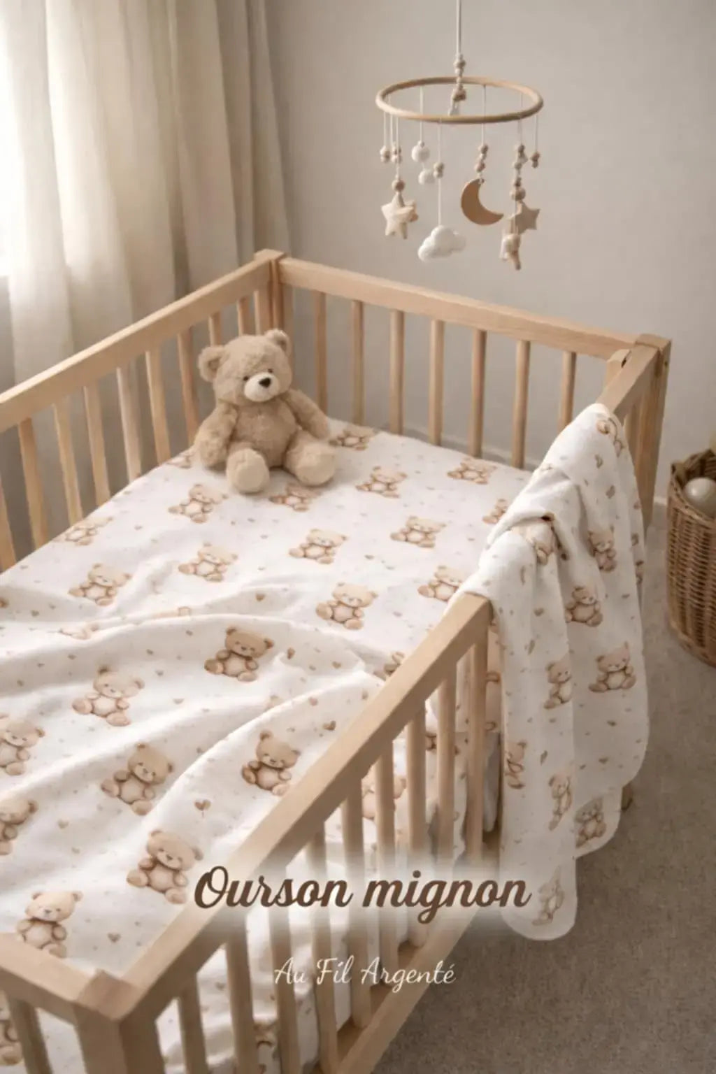Trousse rectangulaire - Ourson mignon