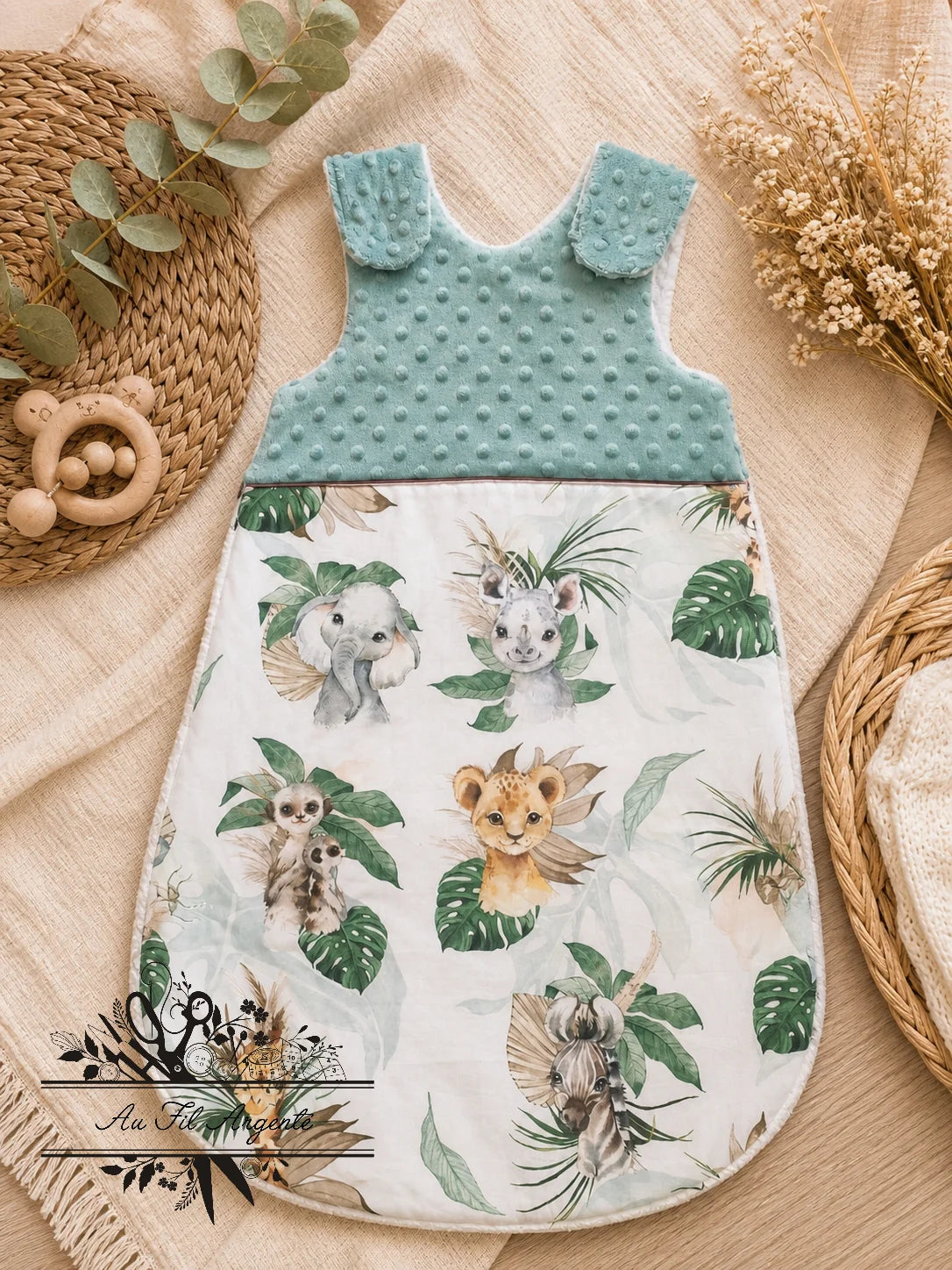 Gigoteuse hiver 0/6 mois - Safari baby tropical