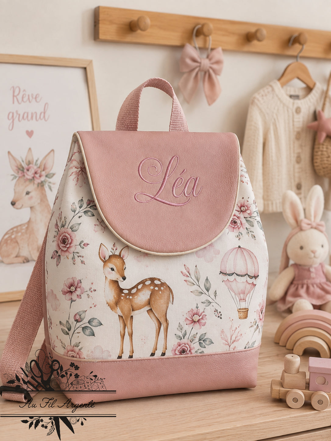 Sac maternelle Biche
