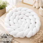 Tresse de lit en 3 épis - Blanche