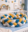 Tresse de lit en 4 épis de 4m - Fleurs provençales