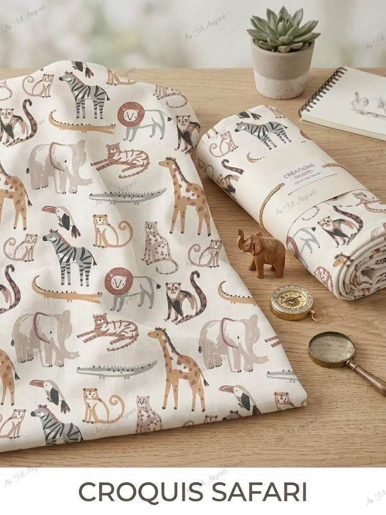 Tote Bag - Croquis Safari