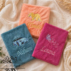 Protège Carnet de Santé - Motif Brodé
