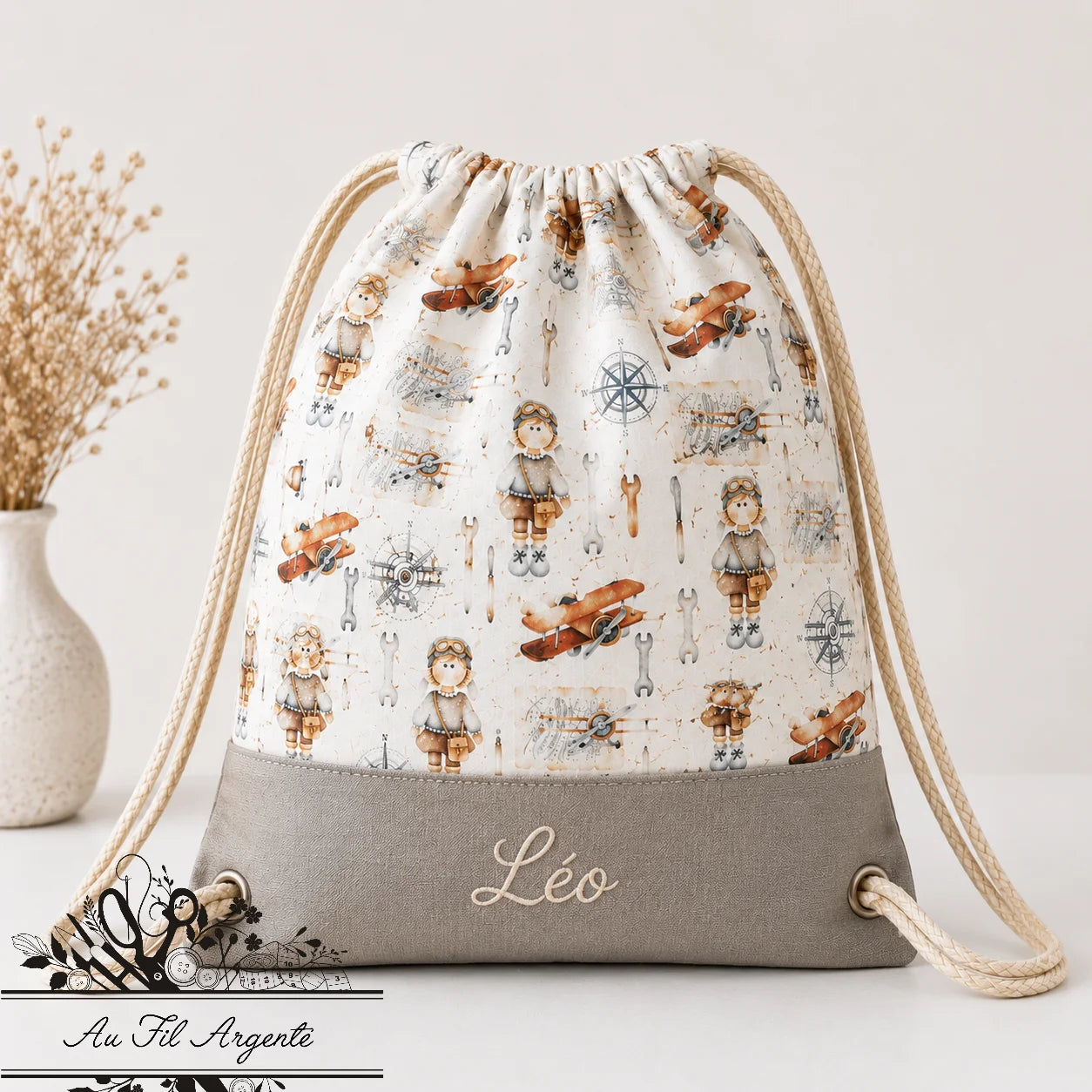 Sac pochon - Motifs et Personnages
