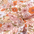 Tresse de lit 1m60 à personnaliser - Fleurs rétro