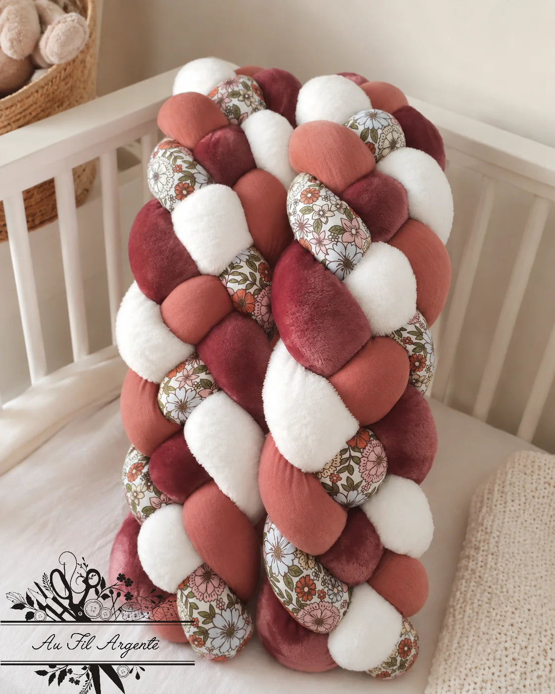 Tresse de lit en 4 épis de 3m - Flowers