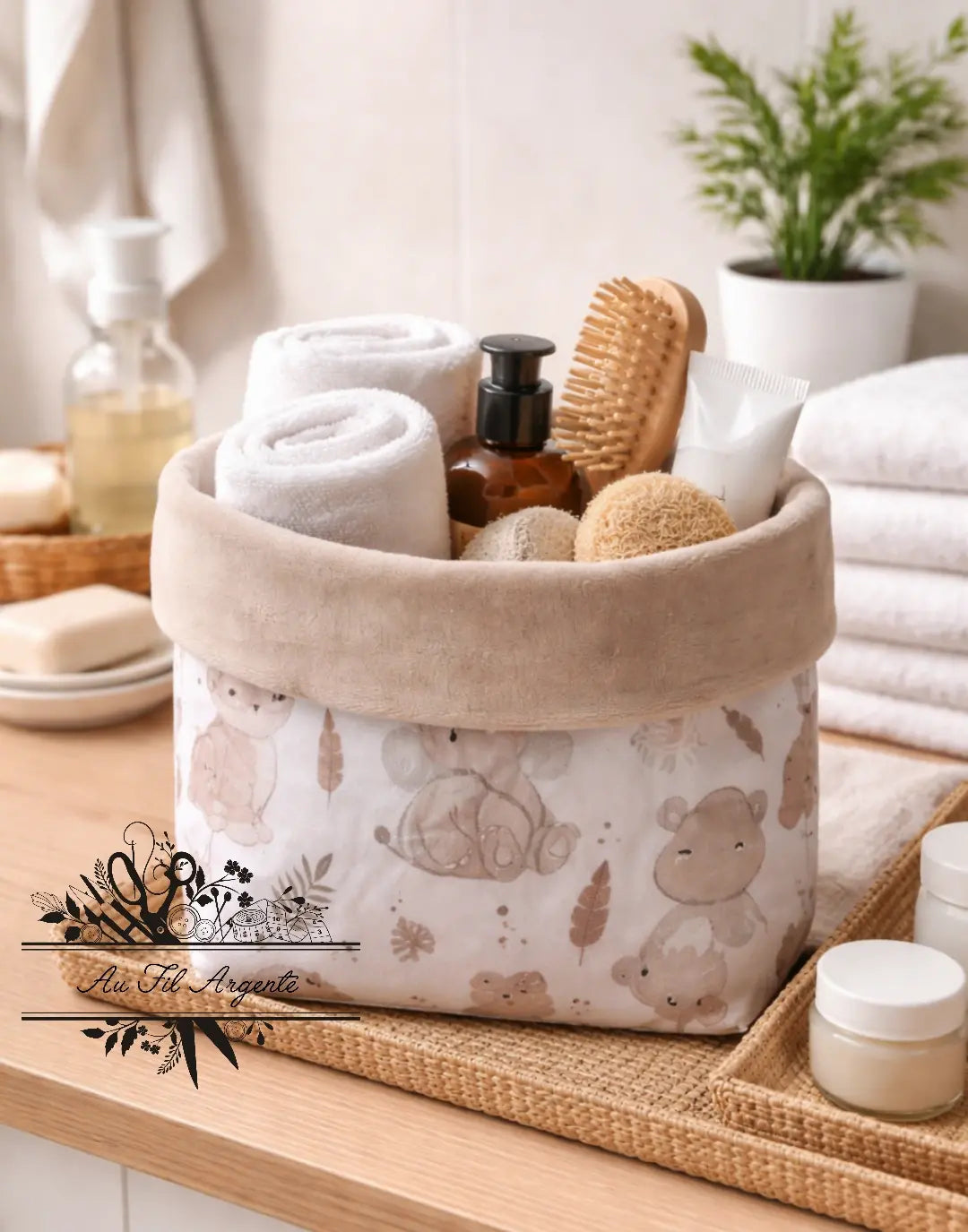 Panier de rangement Safari Beige