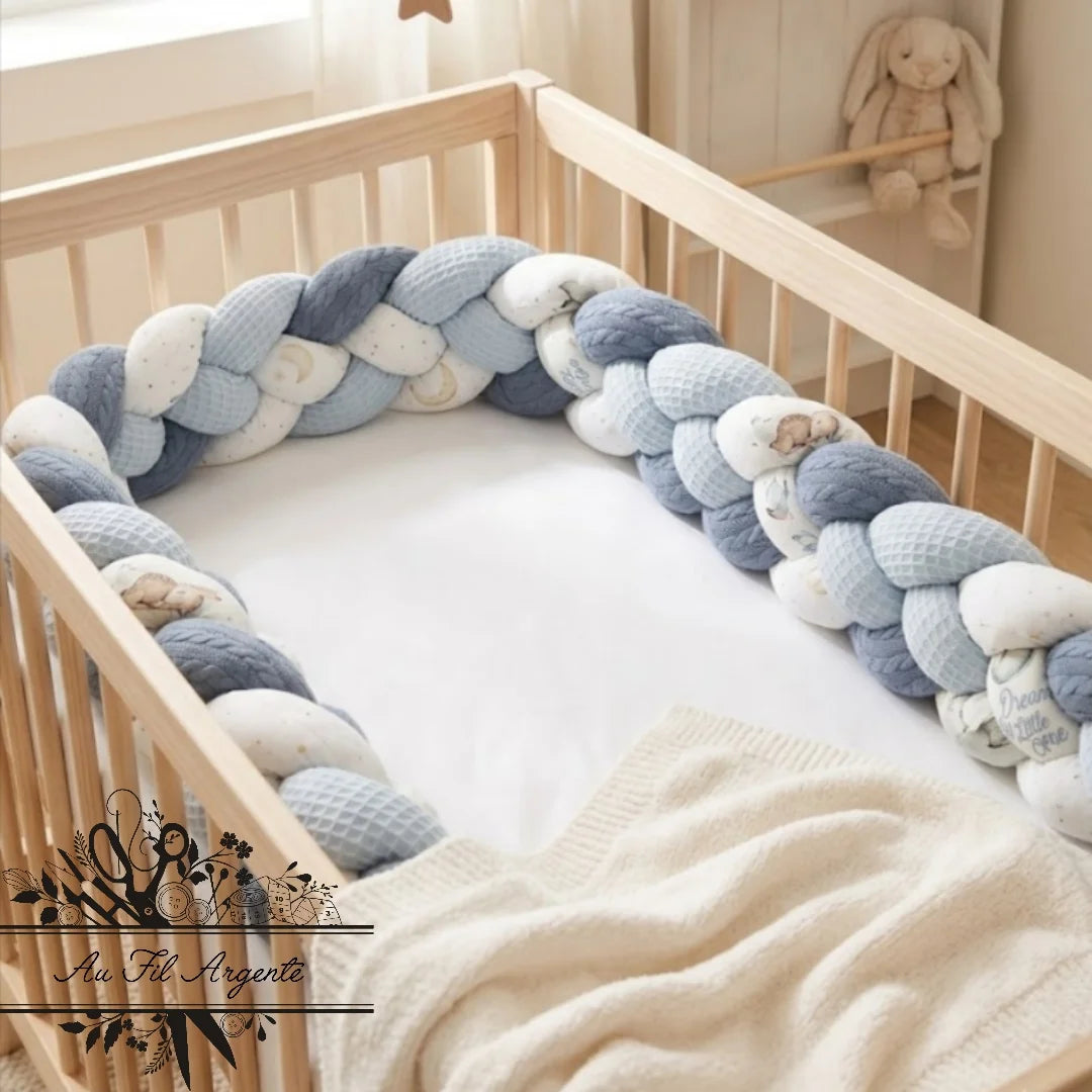 Tresse de lit fine de 4 épis en 3m - Douce nuit