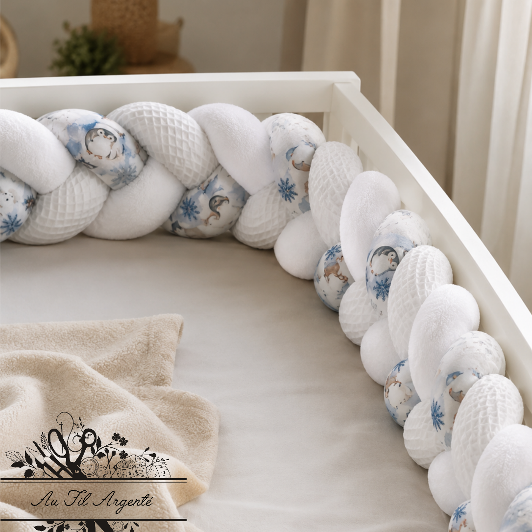 Tresse de lit - Ours polaires