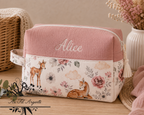 Trousse de toilette rectangulaire Biche