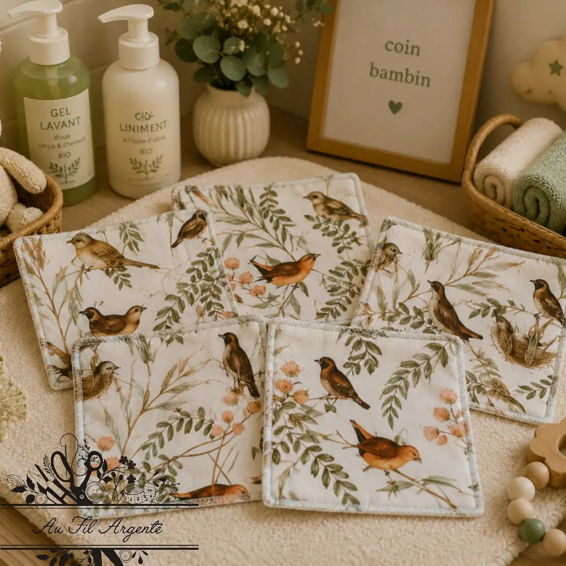 Lingettes - Les oiseaux