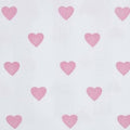 Tresse de lit à personnaliser - Coeurs Rose