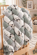 Tresse de lit fine en 4 épis de 3m60 - Panda