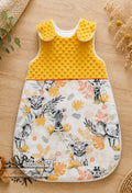 Gigoteuse hiver 0/6 mois - Safari jaune