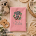 Protège Carnet de Santé - Motif Brodé Koala