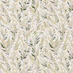 Tresse de lit FINE en 4 épis de 2m50 Fleurs Mimosa