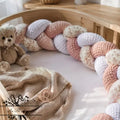 Tresse de lit en 3 épis de 3m60 - Fleurs Meriem