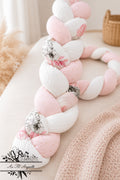 Tresse de lit Safari rose
