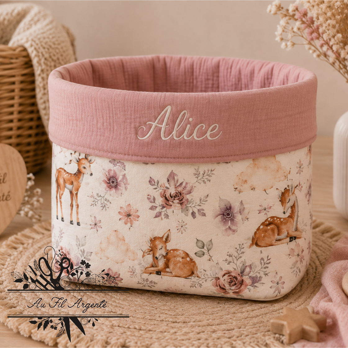Panier de rangement Biche