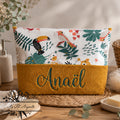 Trousse de toilette Jungle blanche