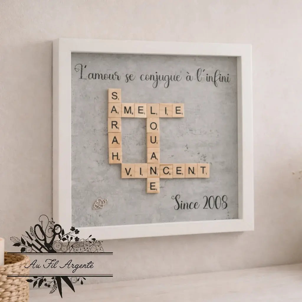 Cadre personnalisé 30*30
