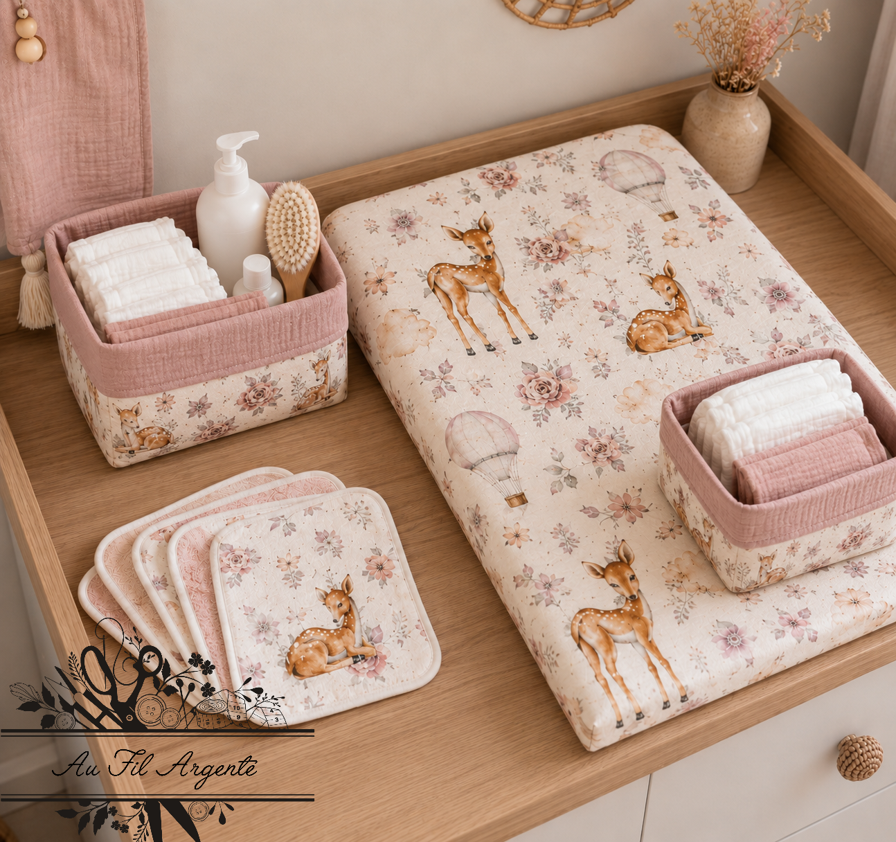 Coffret "Table à langer" Collection Biche