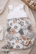 Gigoteuse hiver 0/6 mois - Fleurs Vintage