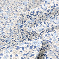 Tresse de lit Fleurs Bleues 4m20 en 4 épis