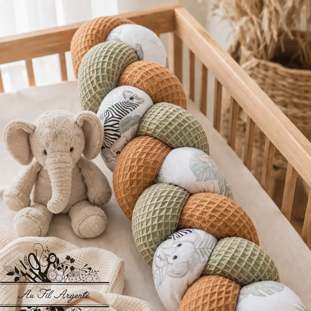 Tresse de lit - Safari mignon