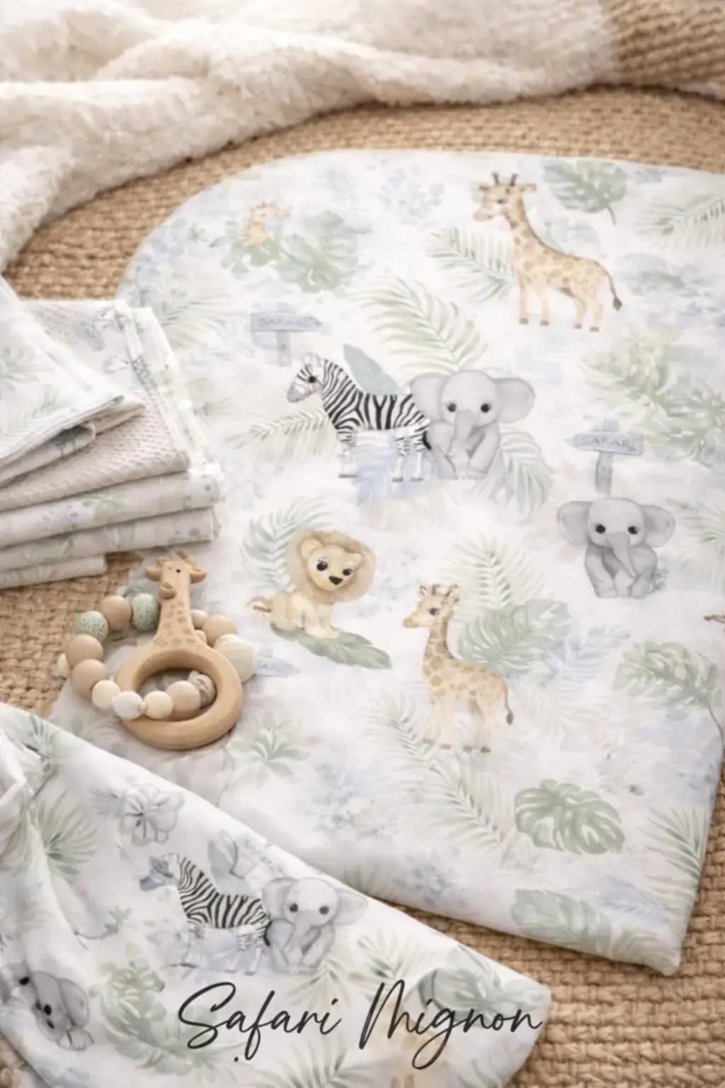 Tresse de lit - Safari mignon