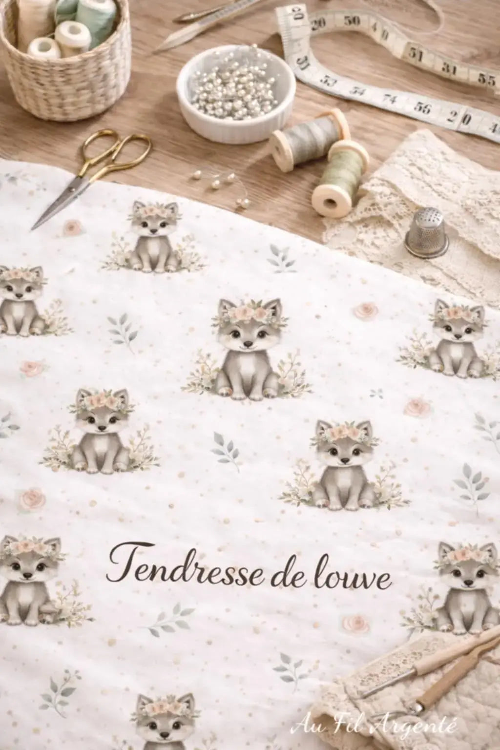 Plaids et Couvertures - Tendresse de Louve