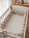 Tresse de lit en 3 épis - Beige
