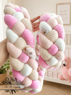 tresse de lit flamant rose